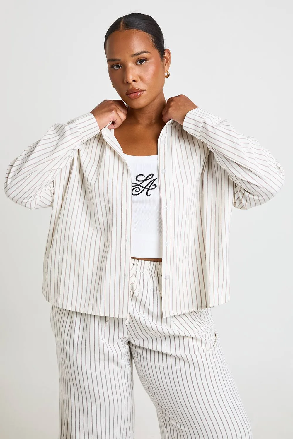 Stripe Oversized Shirt