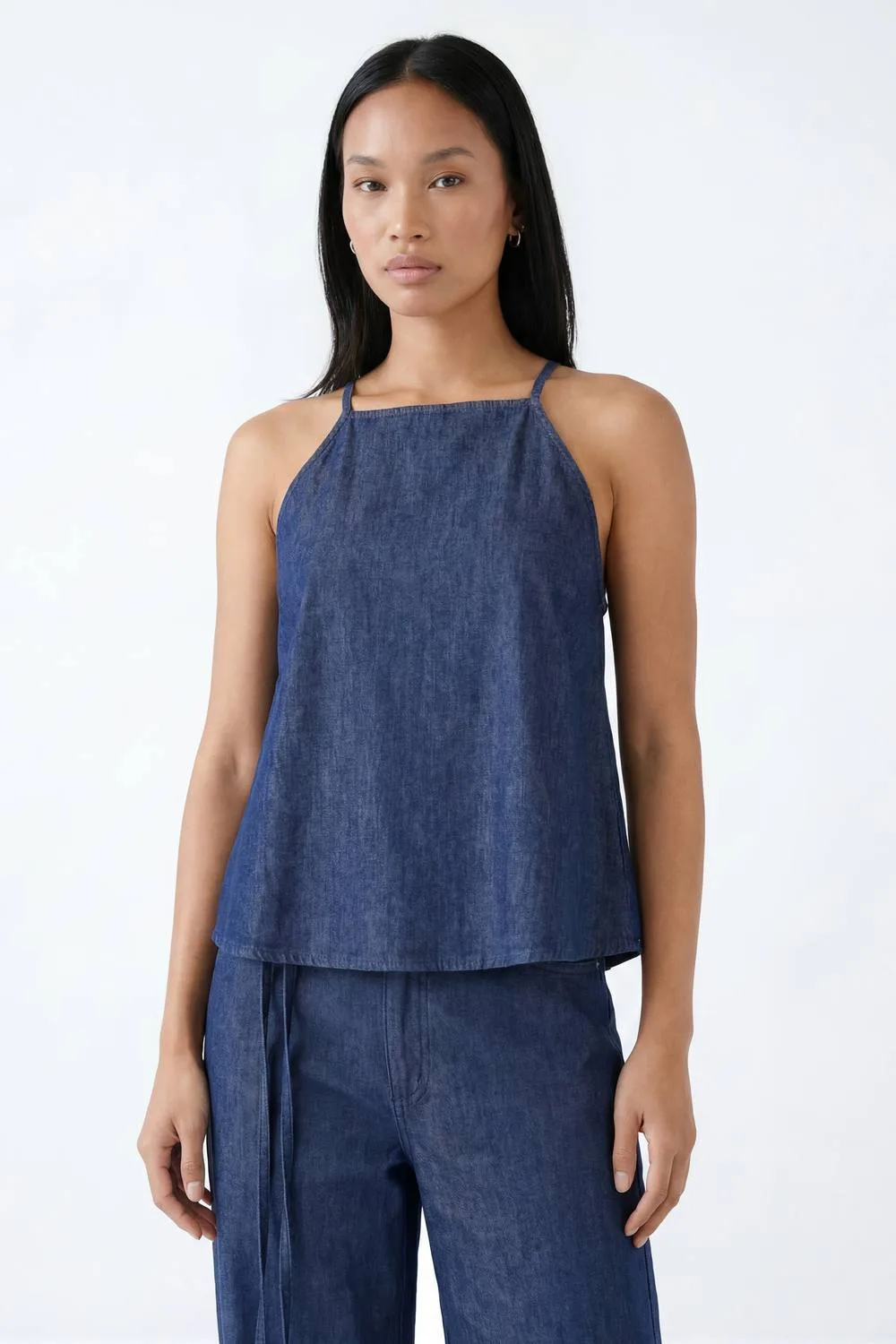 Chambray Cami Top by boohoo