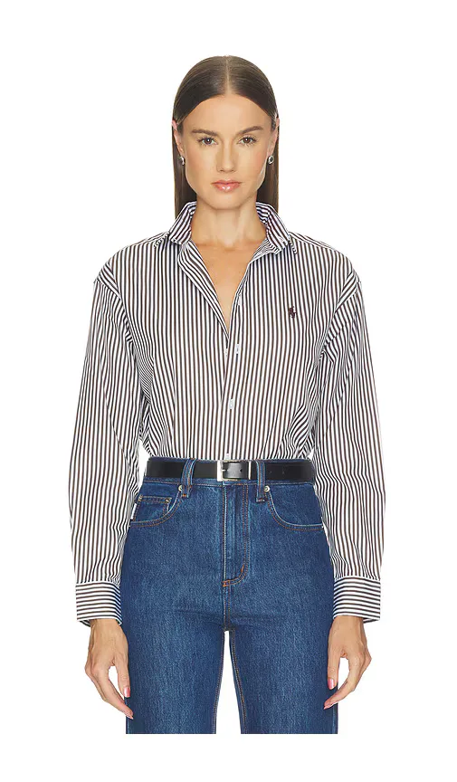 Cotton Long Sleeve Blouse by Polo Ralph Lauren