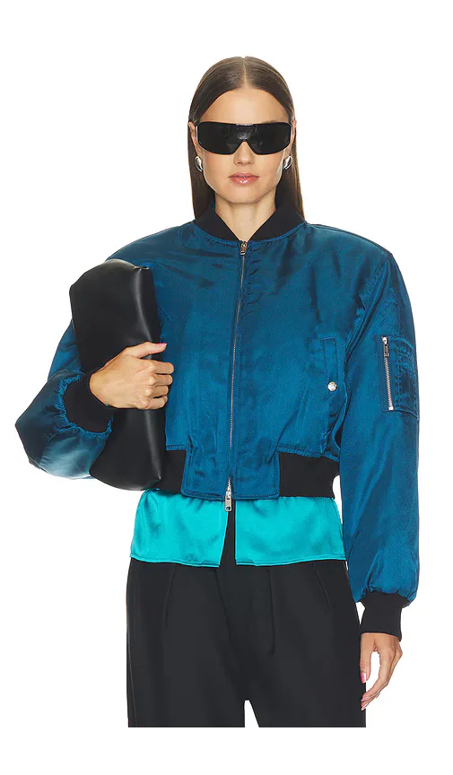 Cropped Bomber Jacket by Willy Chavarria