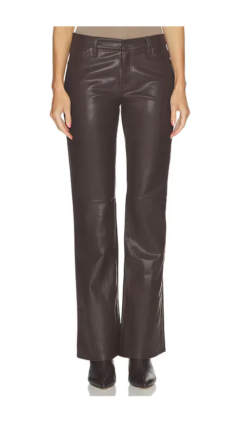 Better Than Leather Low Rise Bootcut by Good American