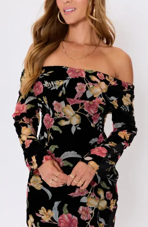 Rowan Floral Off the Shoulder Top by VICI Collection