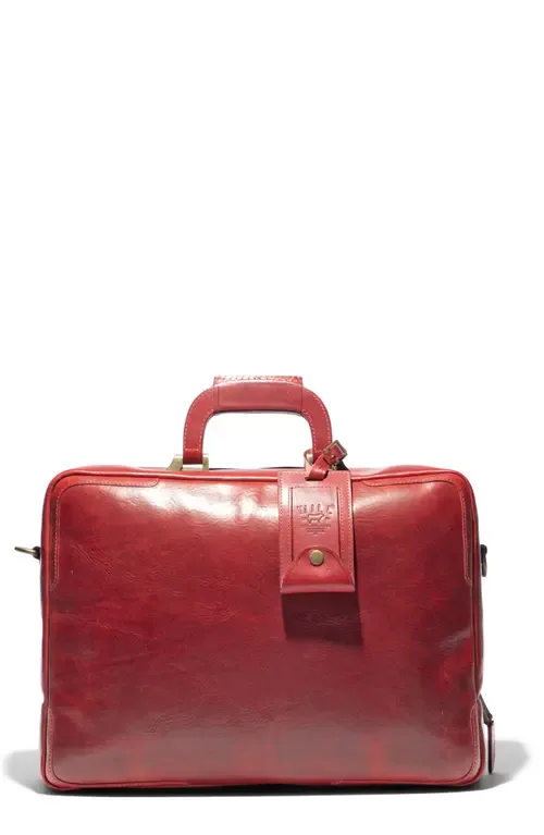 The Continental Leather Briefcase by Will Leather Goods