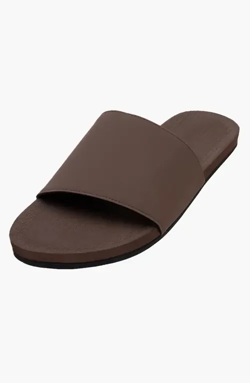 Responsibly-Made Tire Sole Slide Sandals by Indosole