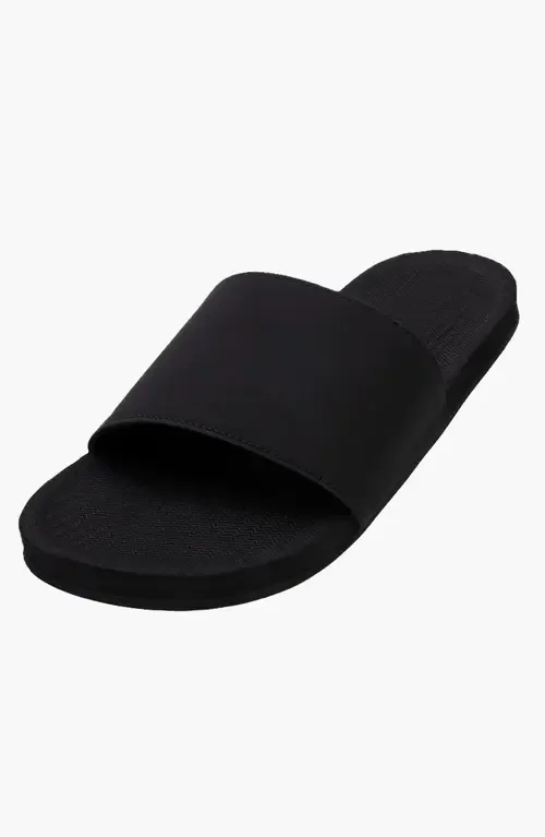 Responsibly-Made Tire Sole Slide Sandals