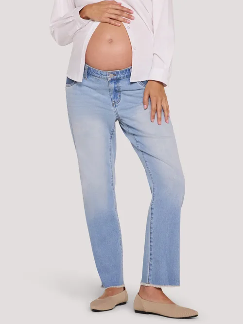 Under the Belly Slim Straight Leg Jeans by MOTHERHOOD MATERNITY