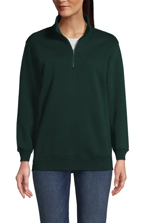 Quarter Zip Sweatshirt by Lands' End
