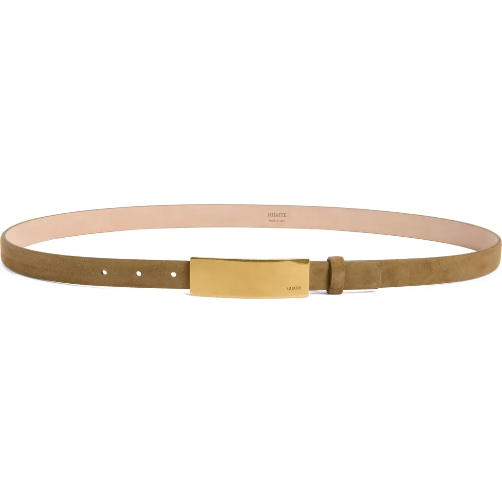 Berlin Leather Belt by Khaite