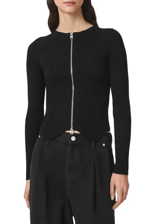 Cruz Zip Cardigan by AllSaints