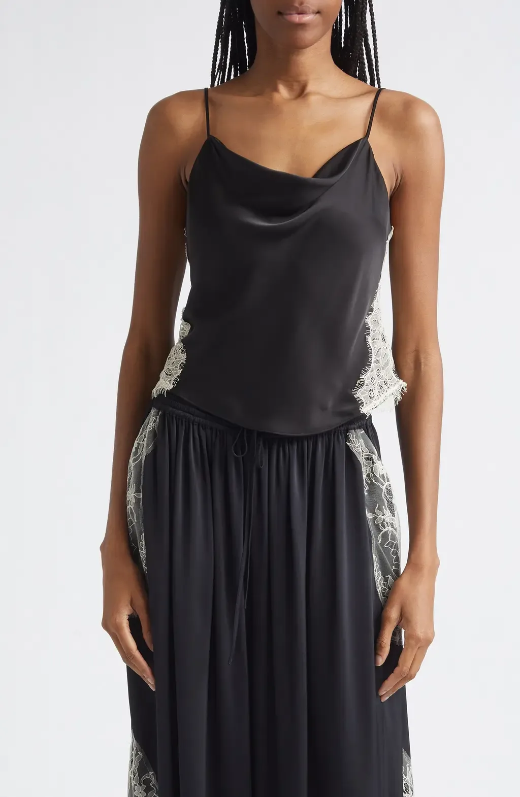 Esme Lace Satin Camisole