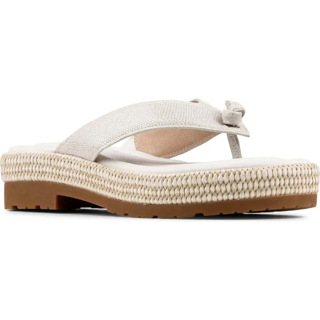 Samiya Platform Flip Flop by Donald Pliner