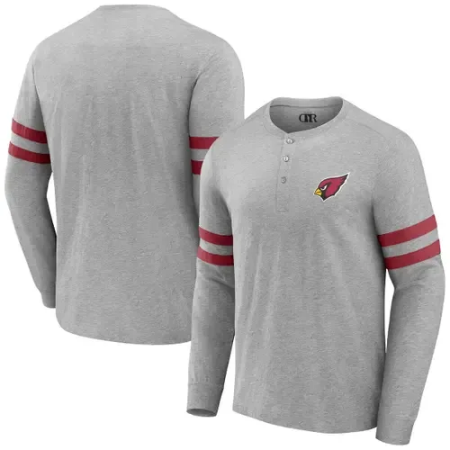 NFL x Darius Rucker Collection by Fanatics Arizona Cardinals Henley Long Sleeve T-Shirt by NFL X DARIUS RUCKER