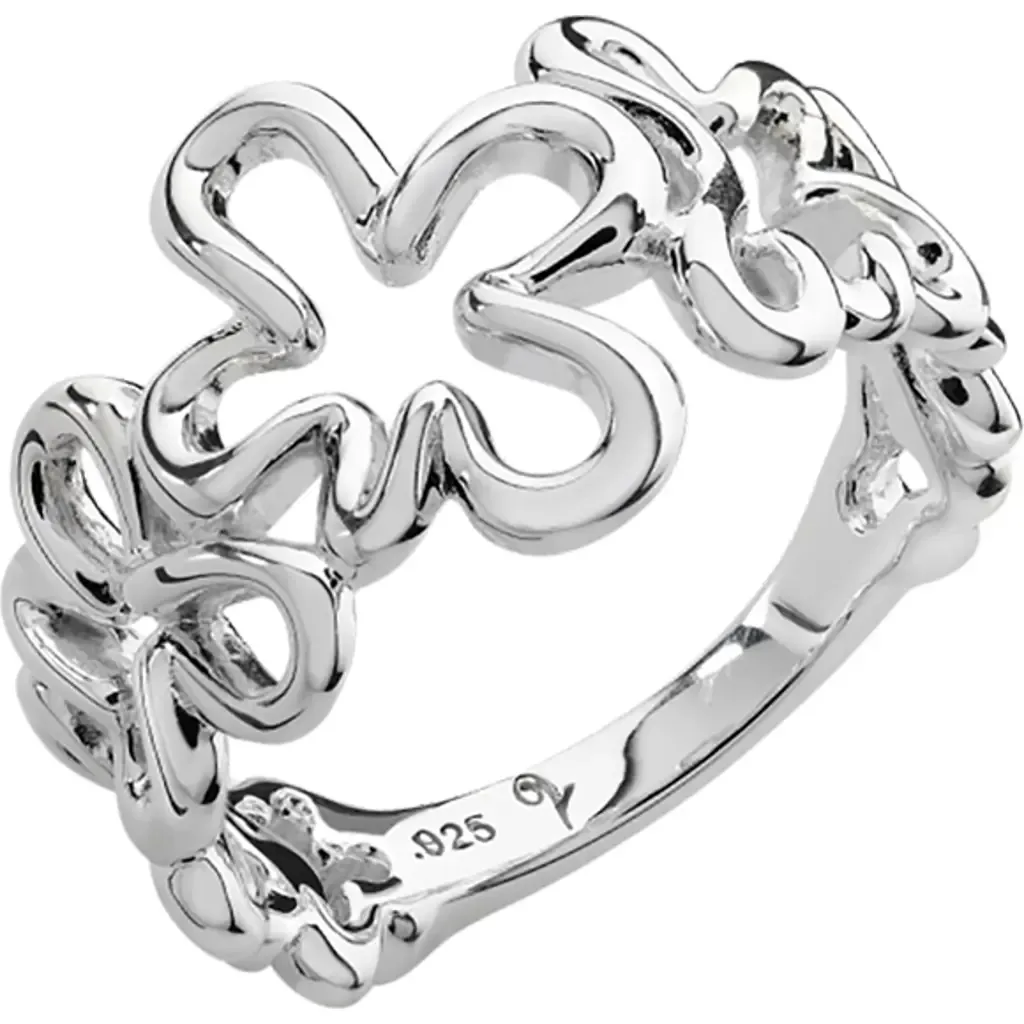 Splash Ring in Sterling Silver by Lucy Quartermaine