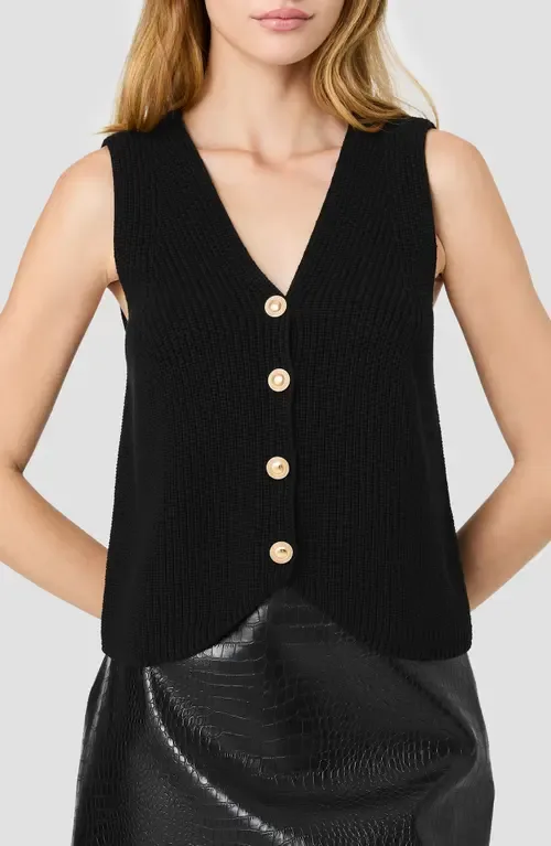 Mozart Rib V-Neck Vest by French Connection