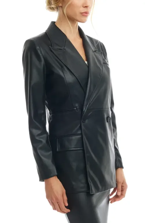 Winona Leather Trench by LBLC the label