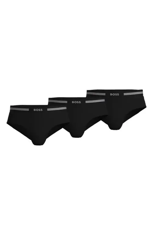 3-Pack Traditional Cotton Briefs by BOSS