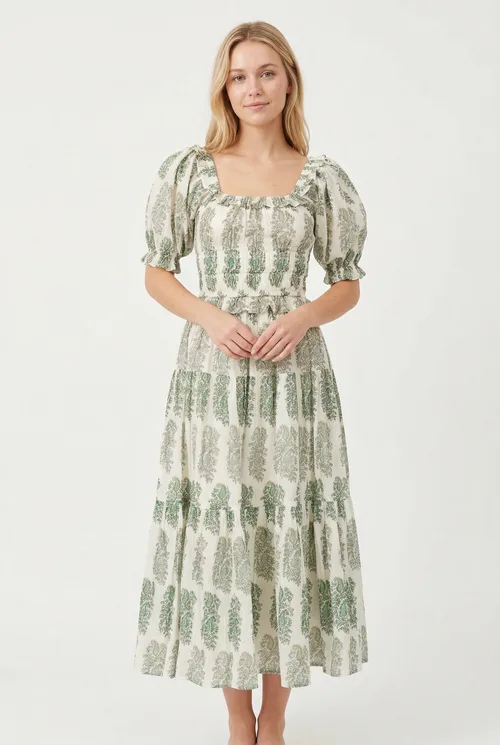 Percy Midi Dress by Ro's Garden