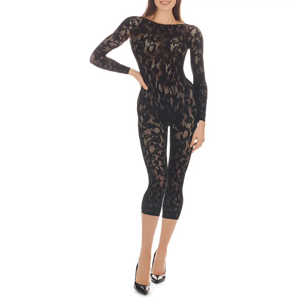 Floral Romance Long Sleeve Catsuit by MeMoi