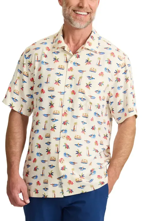 Wave Cruiser Silk Camp Shirt by Tommy Bahama