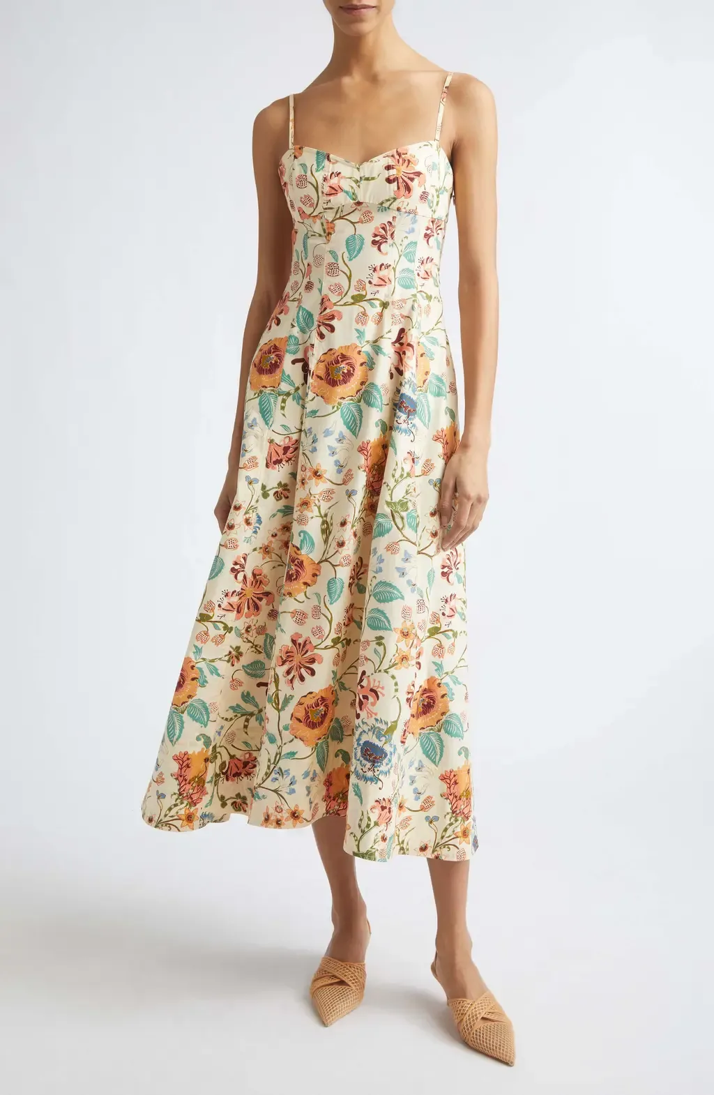Fiora Floral Cotton Dress