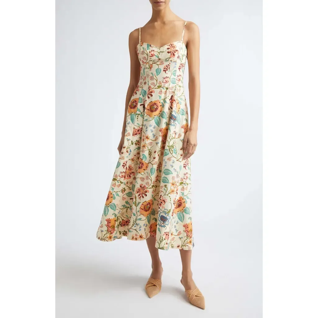Fiora Floral Cotton Dress