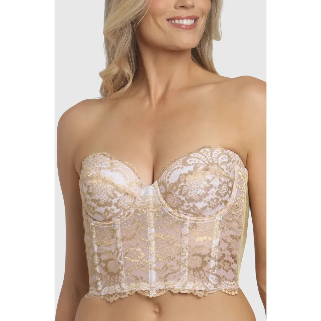 Estrada x Strapless Low Back Bustier Bra by Dominique Intimates