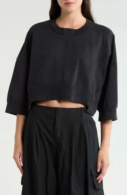 Intercept Pull Crop Raglan Sweatshirt by Free People