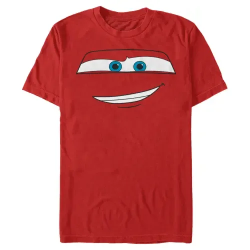 Lightning McQueen Big Face Short Sleeve Graphic T-Shirt by Cars
