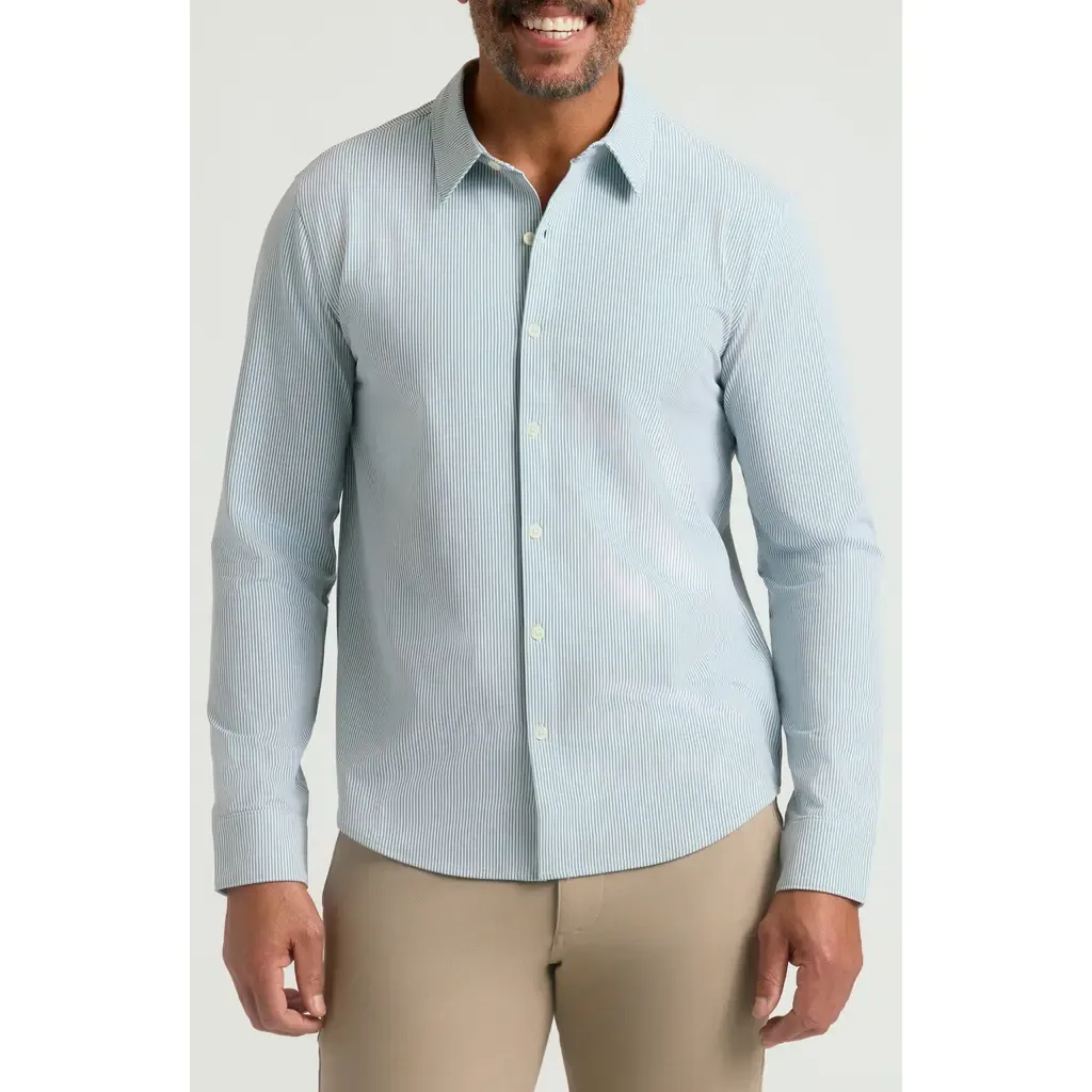 Stretch Oxford Performance Button-Up Shirt by True Classic