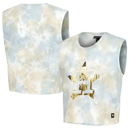 The Wild Collective Houston Astros Washed Muscle Tank Top by THE WILD COLLECTIVE