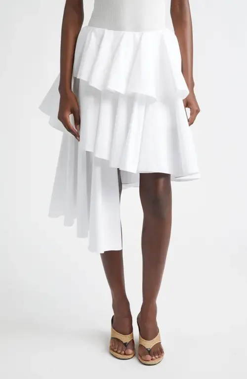 Cotton Spiral Skirt by Alaïa