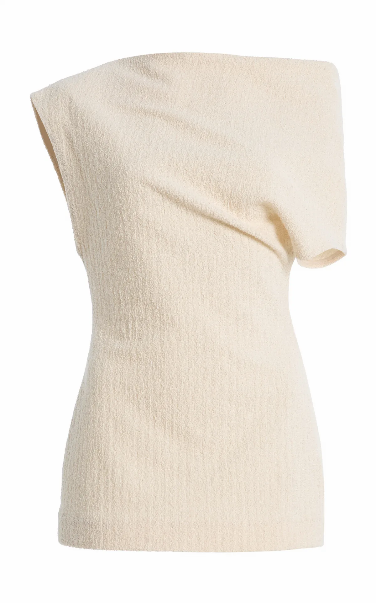 One-Shoulder Cotton Top by Toteme