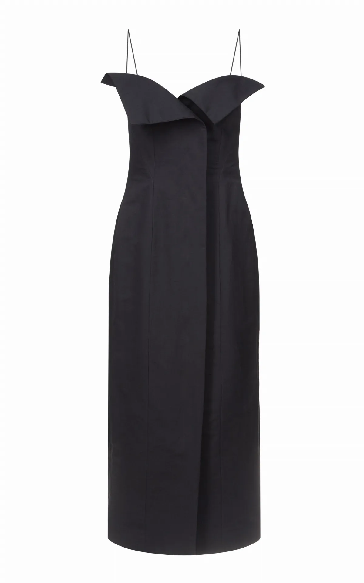 Skylar Cotton-Silk Midi Dress