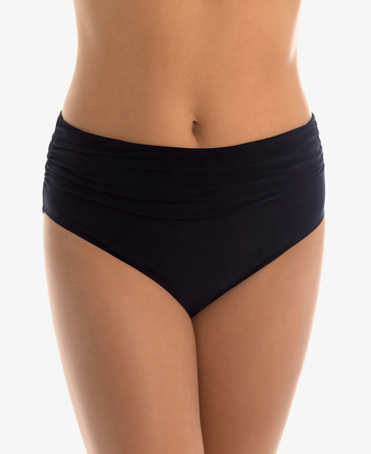 Shirred Bikini Bottoms by Magicsuit