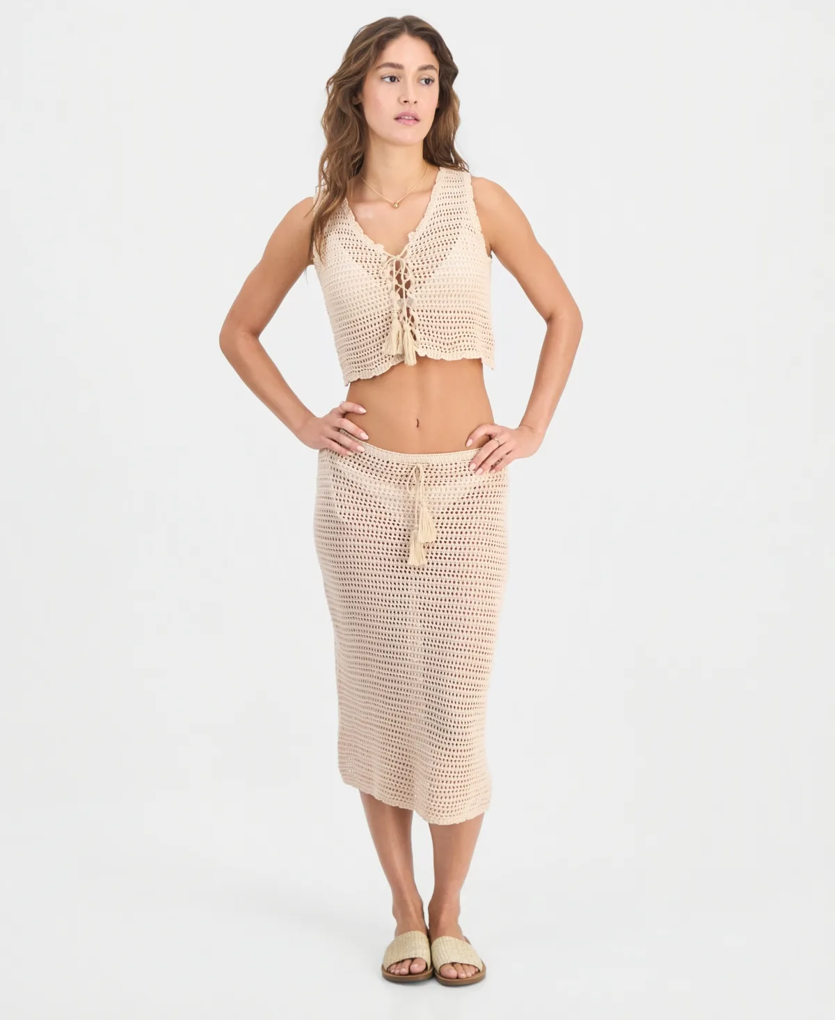 Swim Cover-Up Midi Skirt by Miken