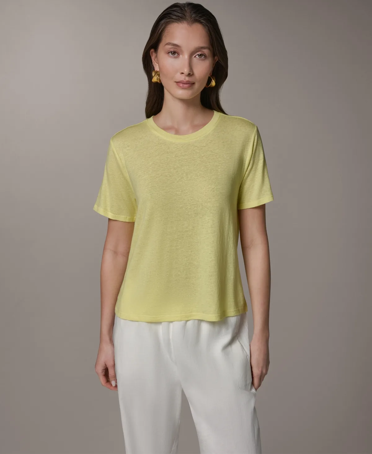 Striped Short-Sleeve T-Shirt by Donna Karan Weekend