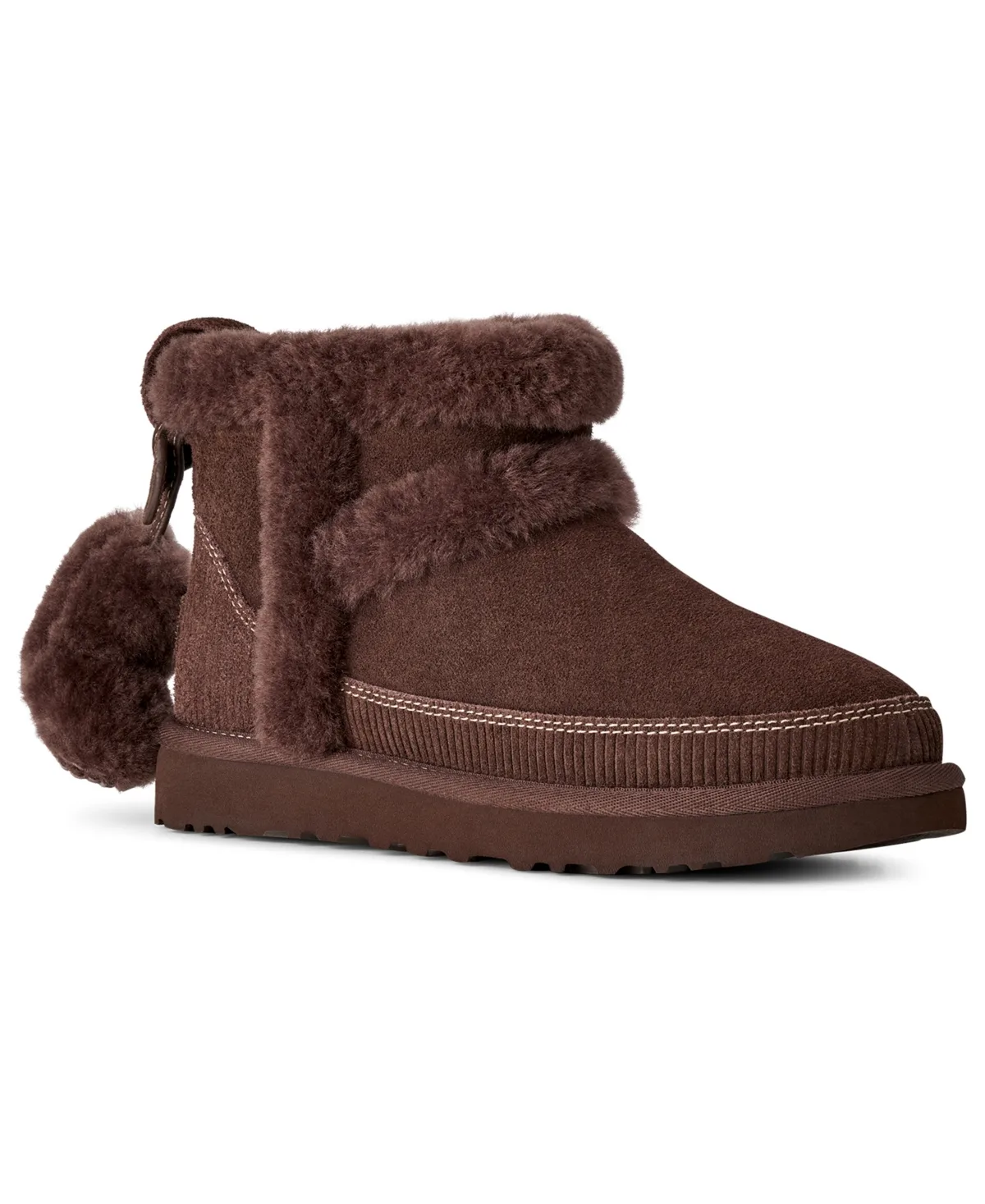 Classic Mini Heritage Round Toe Booties by Ugg