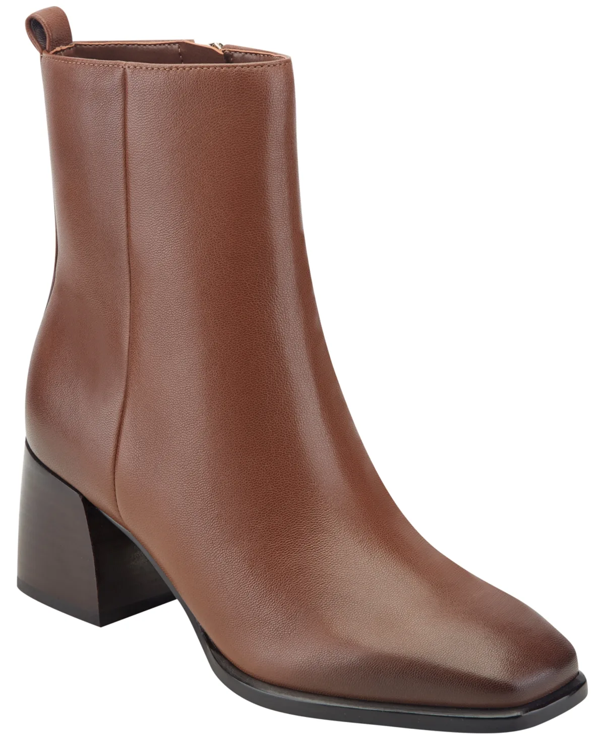 Milley Leather Block Heel Dress Booties