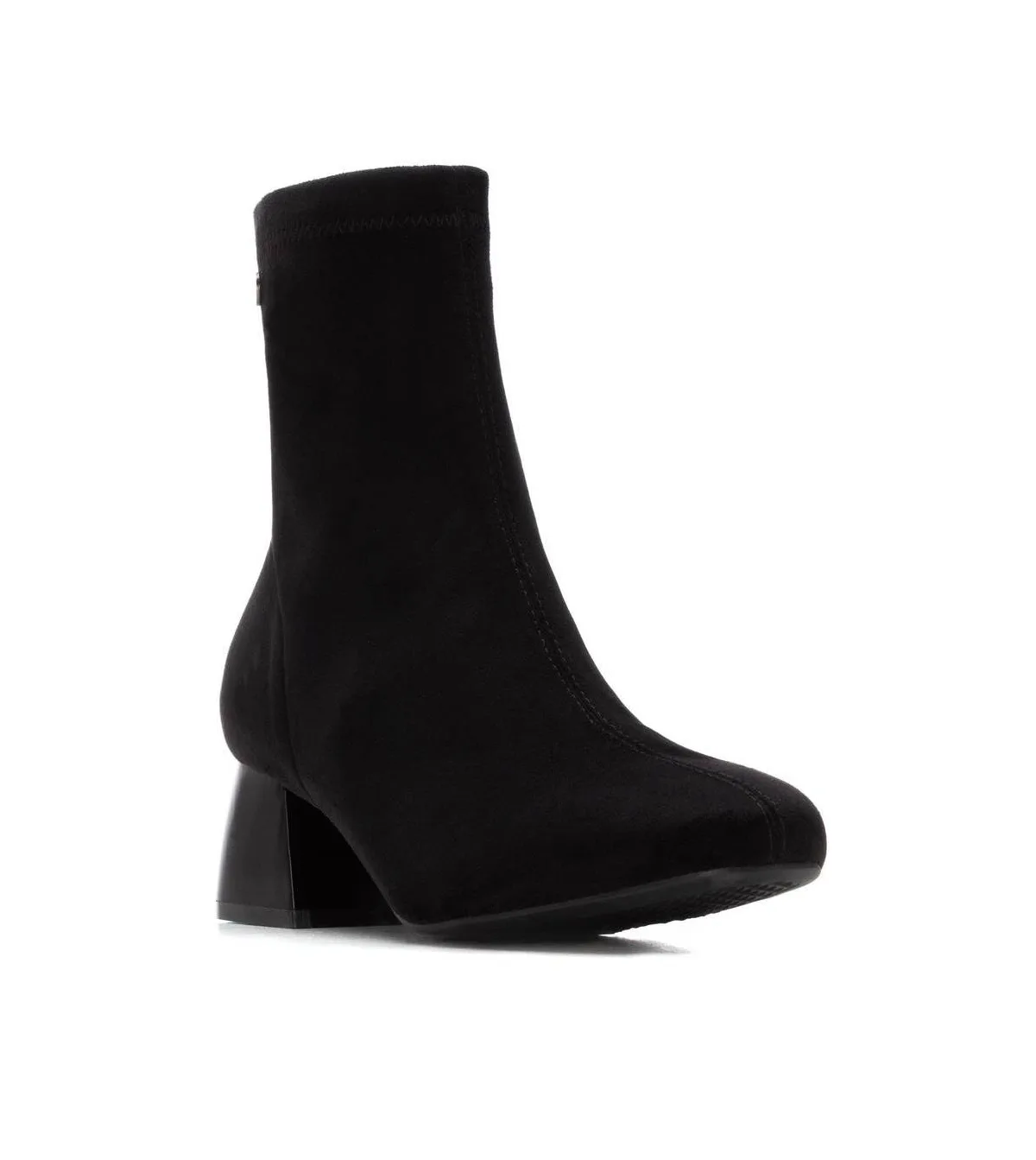Suede Heeled Ankle Booties by Xti