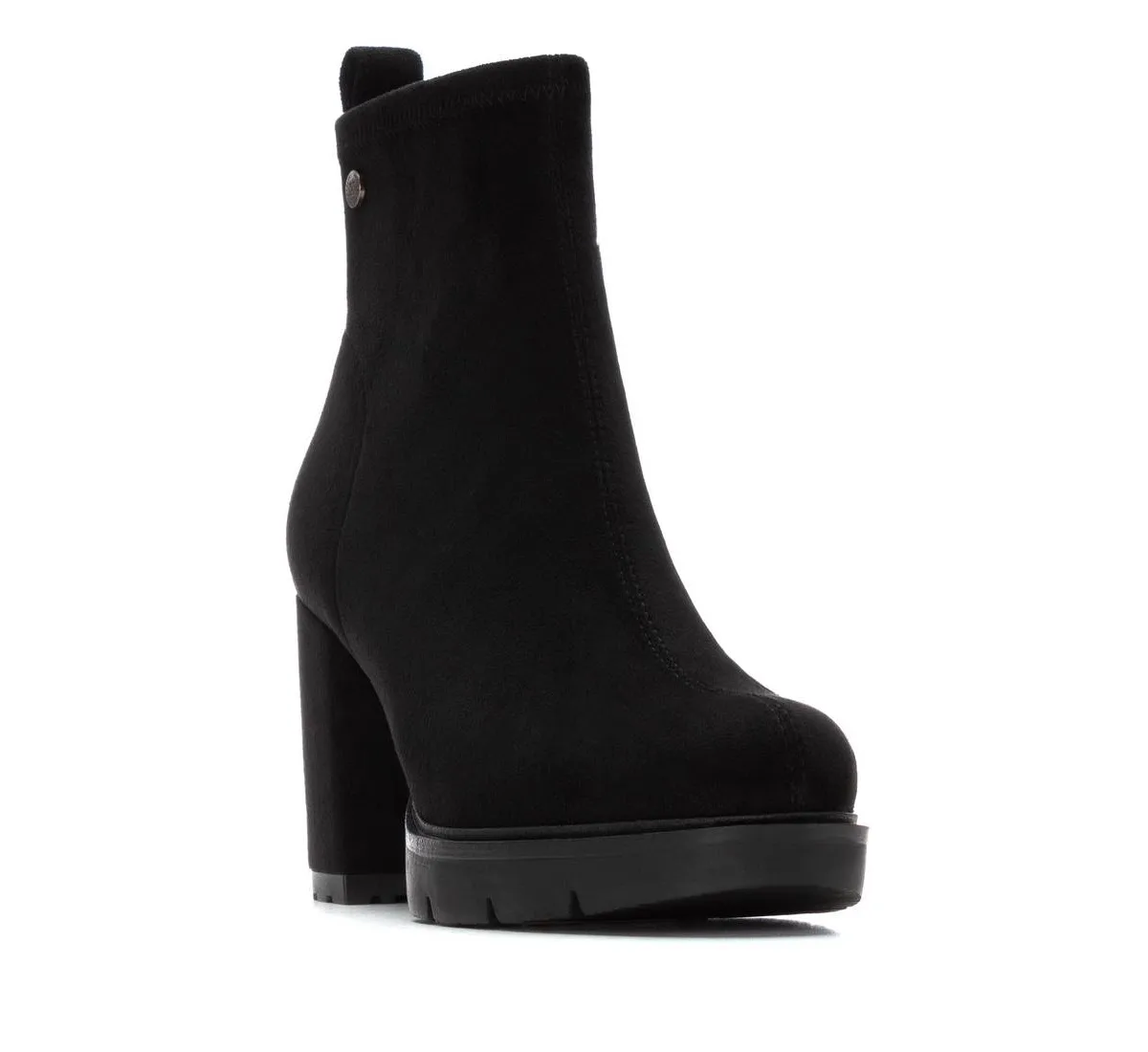 Suede Heeled Dress Booties by Xti