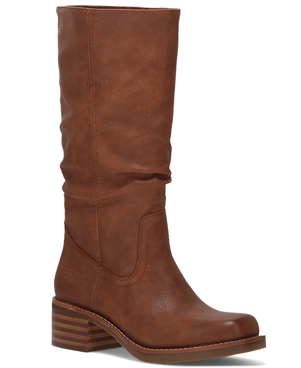 Miranda Stacked Heel Slouch Boots