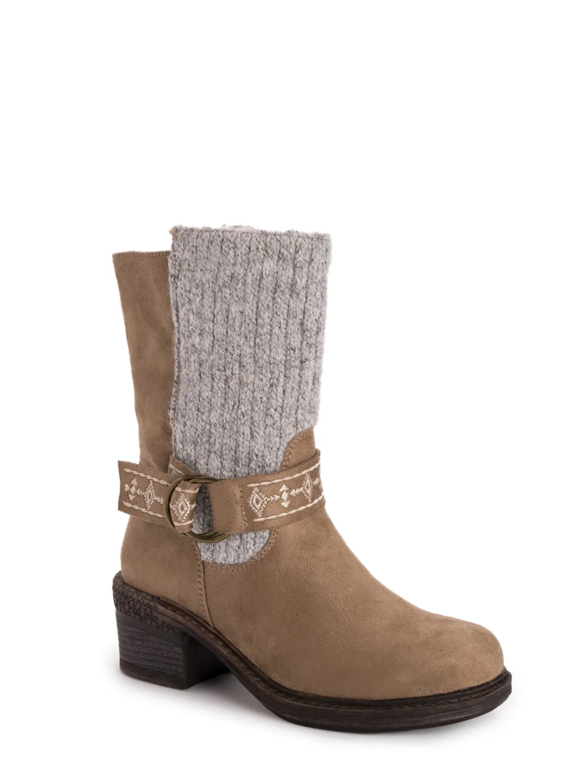 Arya Alice Boots - Stone by Muk Luks