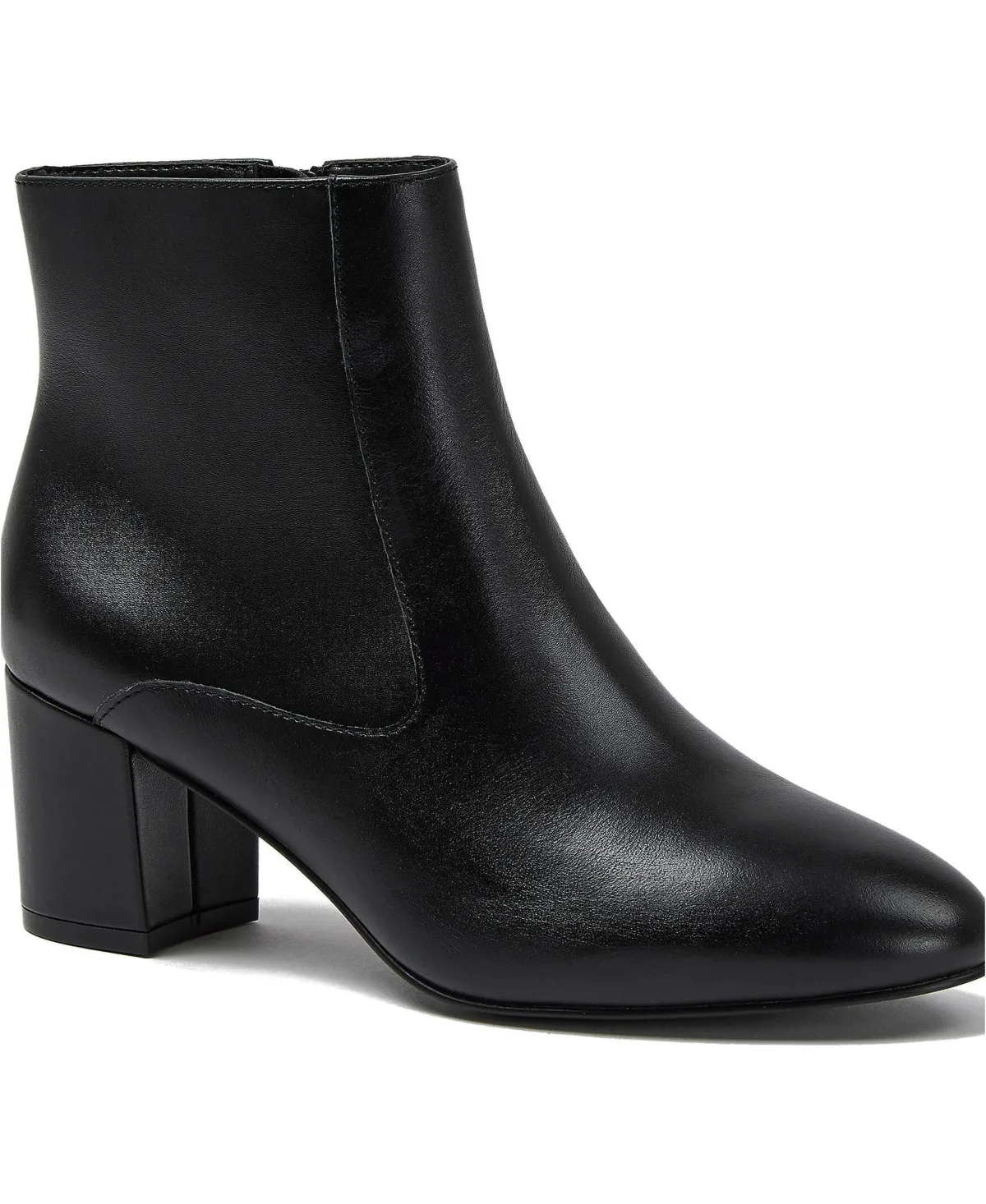 Essential Leather Block Heeled Boots by Lands' End