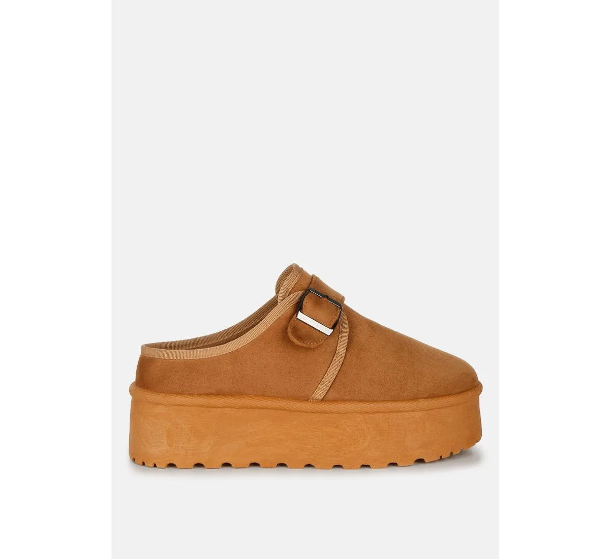 Ryeson Buckle Strap Platform Classic Slip-On by London Rag