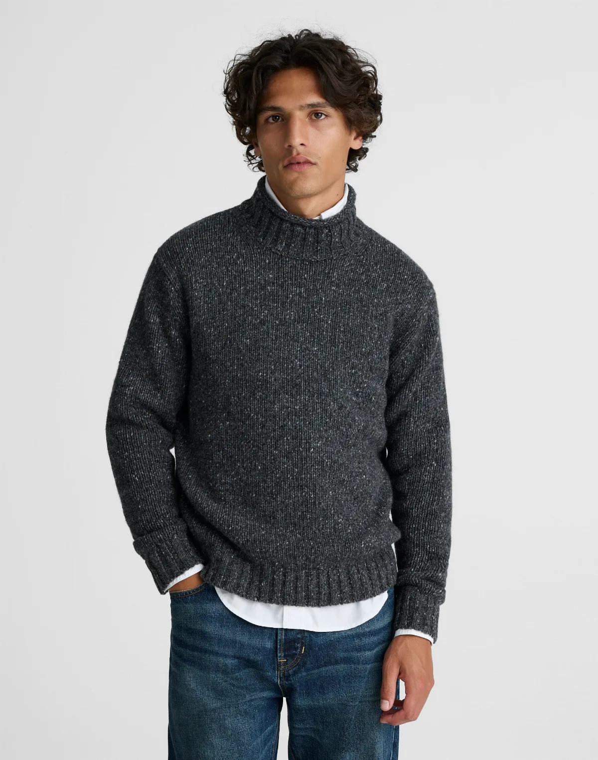 Donegal Rollneck Sweater by MW