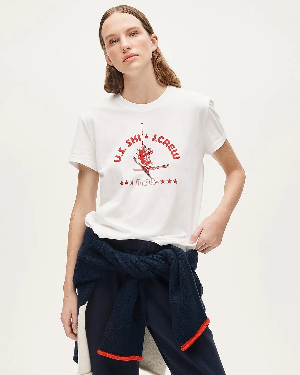 U.S. Ski & Snowboard by J.Crew Classic-Fit Graphic T-Shirt in Vintage Jersey by J.Crew