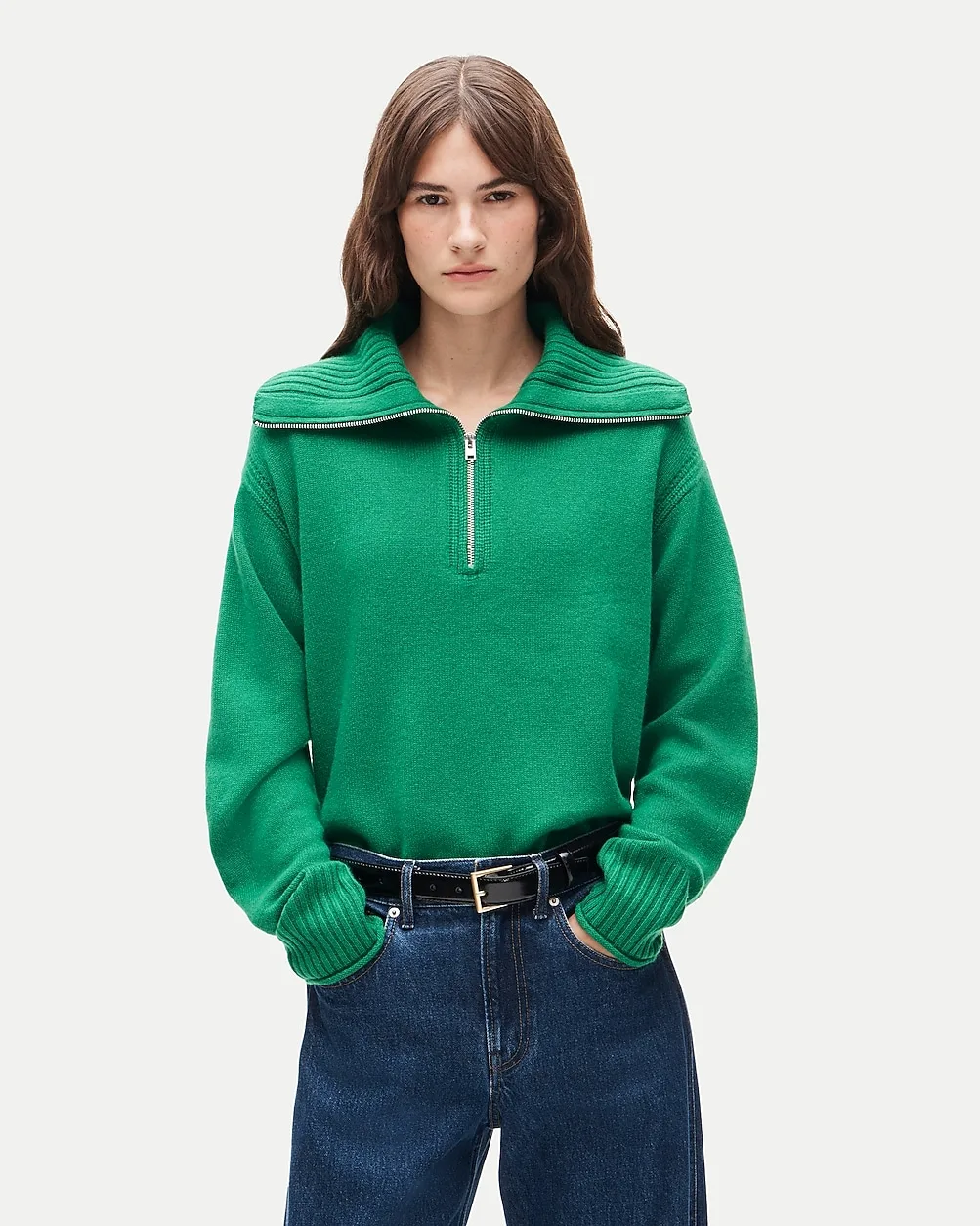 Cashmere Quarter-Zip Sweater by J.Crew