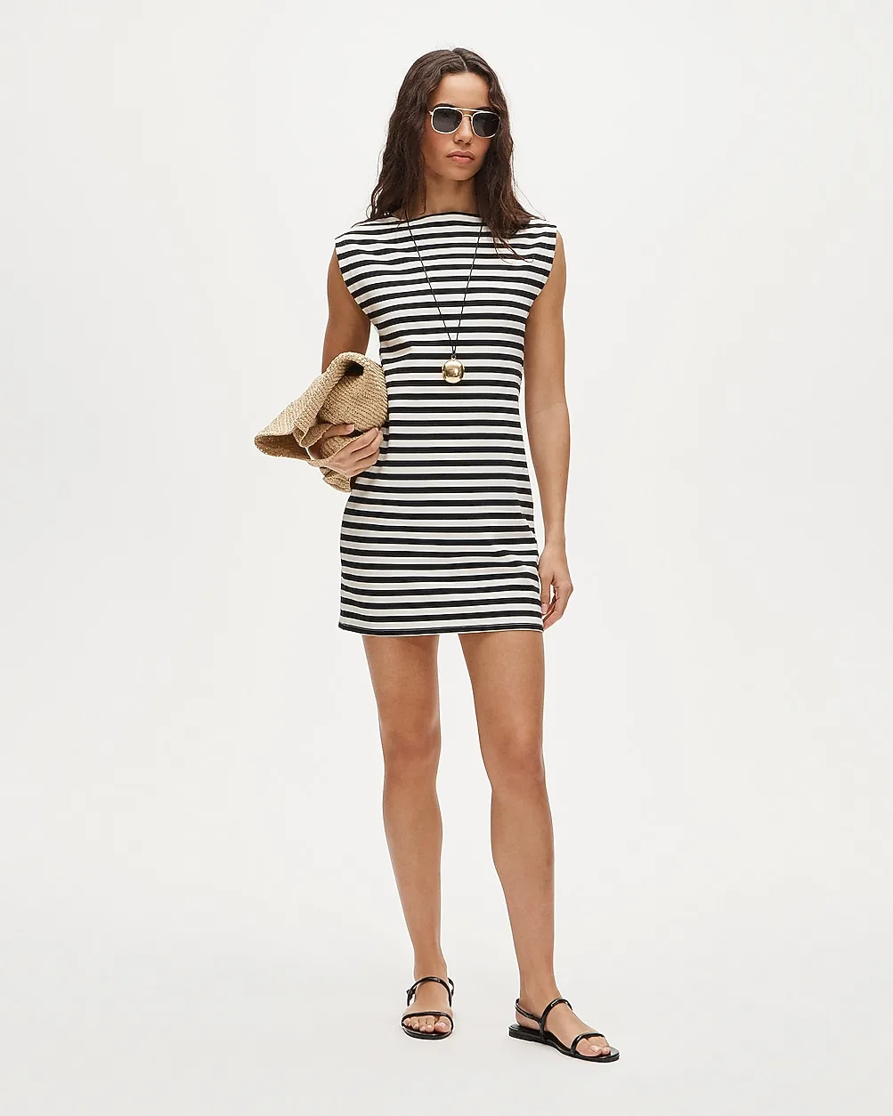 Sheath Mini Dress in Stripe by J.Crew