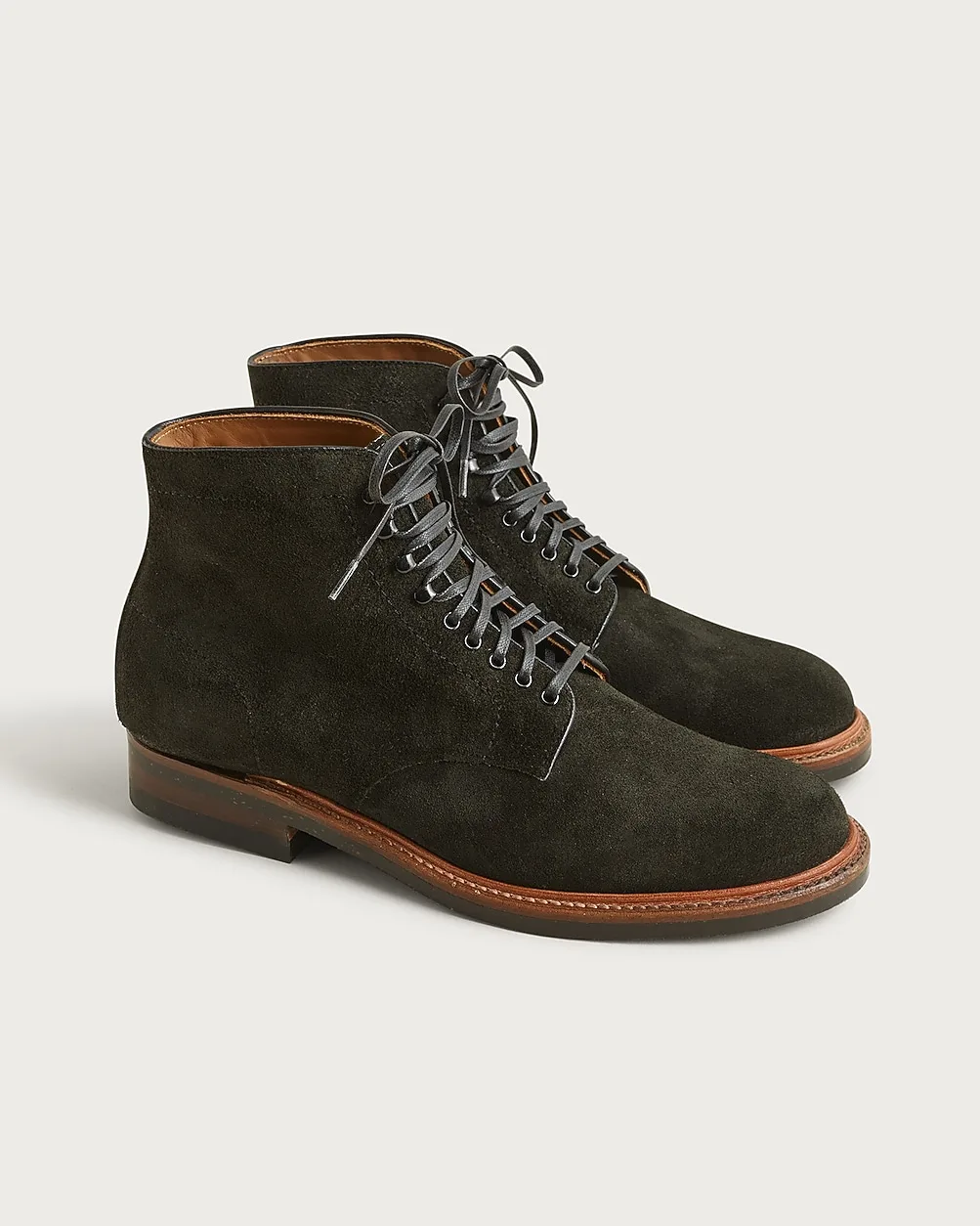 Alden® for J.Crew Plain-Toe Boots in Suede