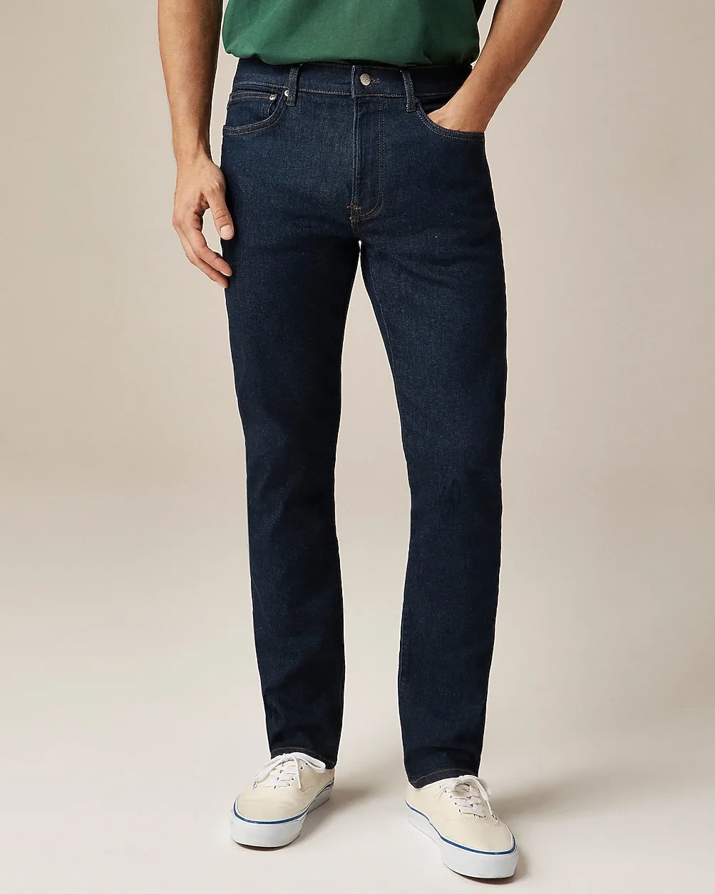 770™ Straight-Fit Stretch Jean in Aged Indigo Wash by J.Crew